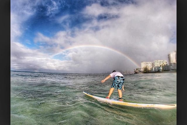 Surf Lessons in Hawaii Paddle Assisted  - Photo 1 of 7